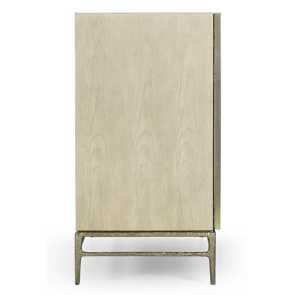 Jonathan Charles Diel Acid Etched 2 Door Cabinet.