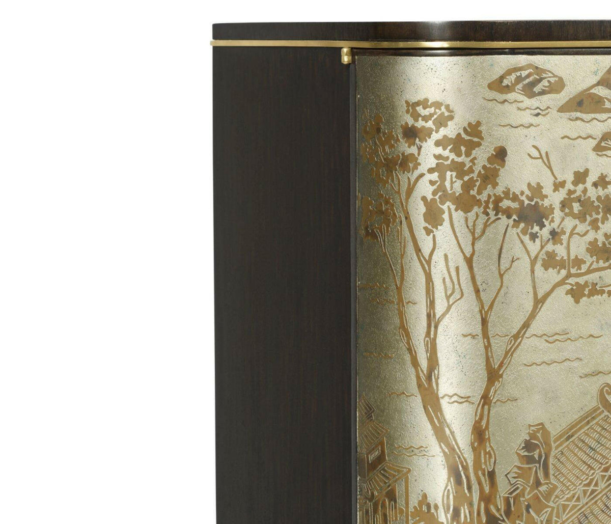 Jonathan Charles Drinks Cabinet Chinoiserie Style.