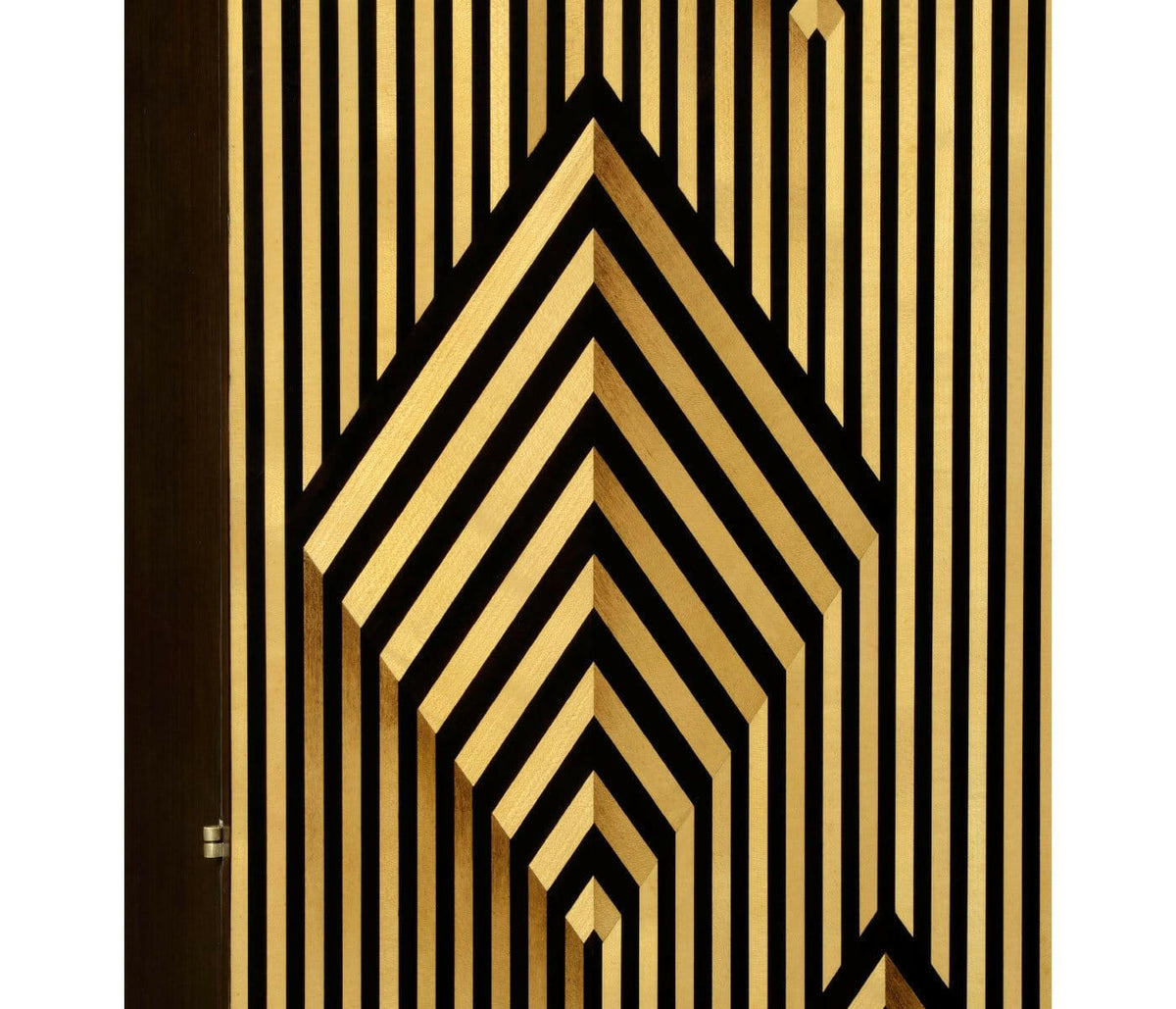 Jonathan Charles Drinks Cabinet Geometric Diamond - Left.