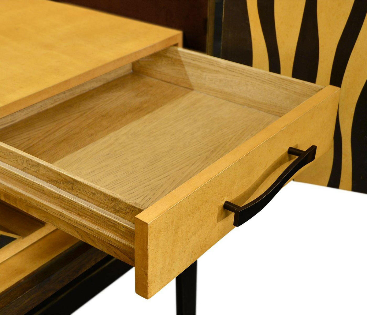 Jonathan Charles Drinks Cabinet in Textured Bronze Chestnut.