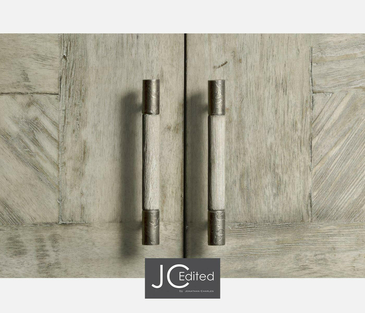 Jonathan Charles Drinks Cabinet Rustic in Rustic Grey.