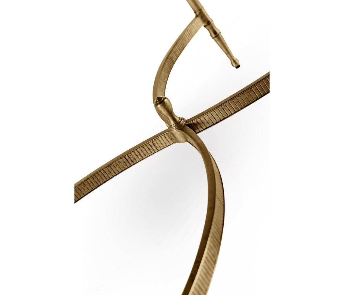 Jonathan Charles End Table with Antique Mirror Top.