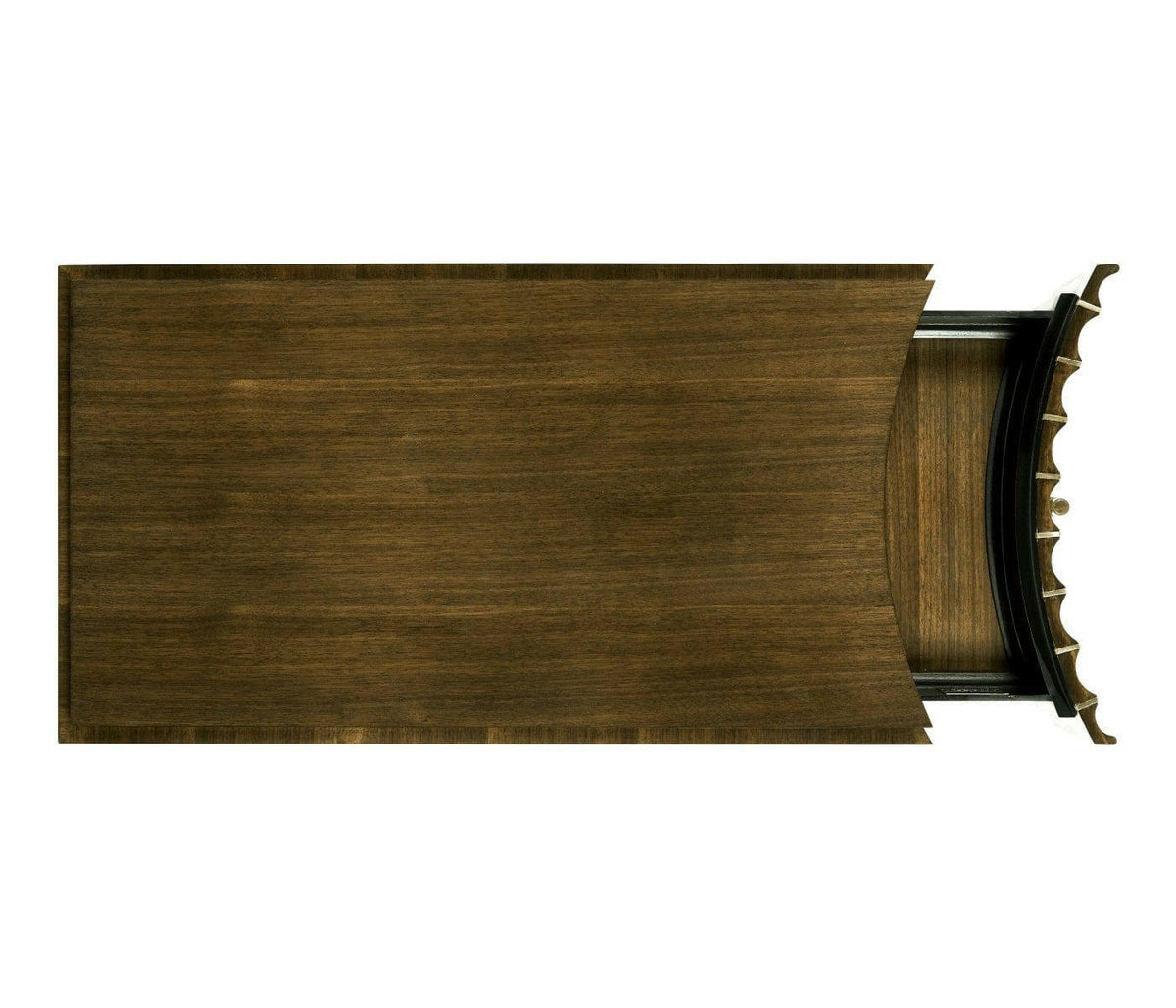 Jonathan Charles End Table with Drawer Reeded.