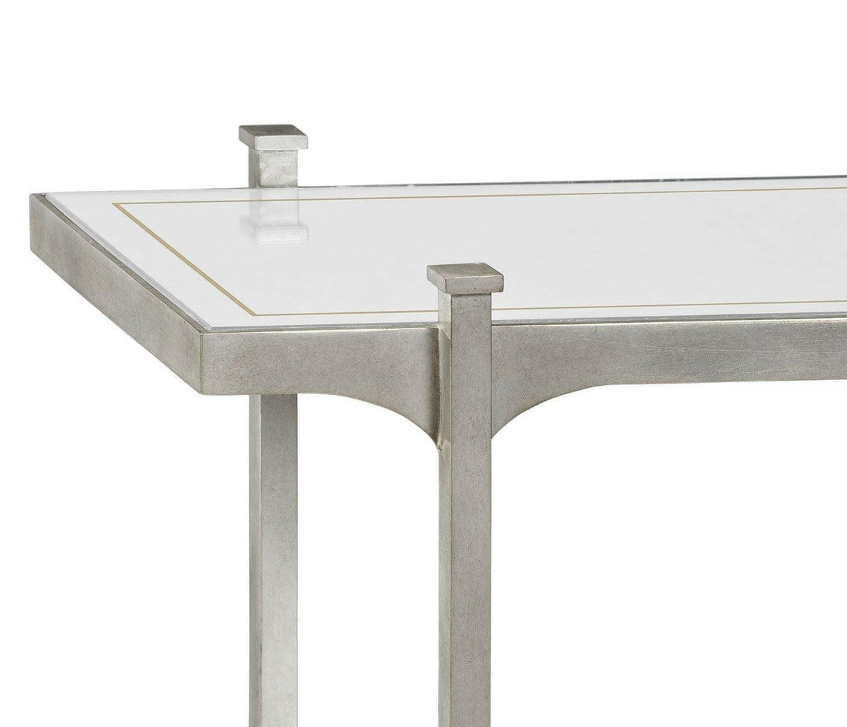 Jonathan Charles Etagere Contemporary Four-tier - Silver.