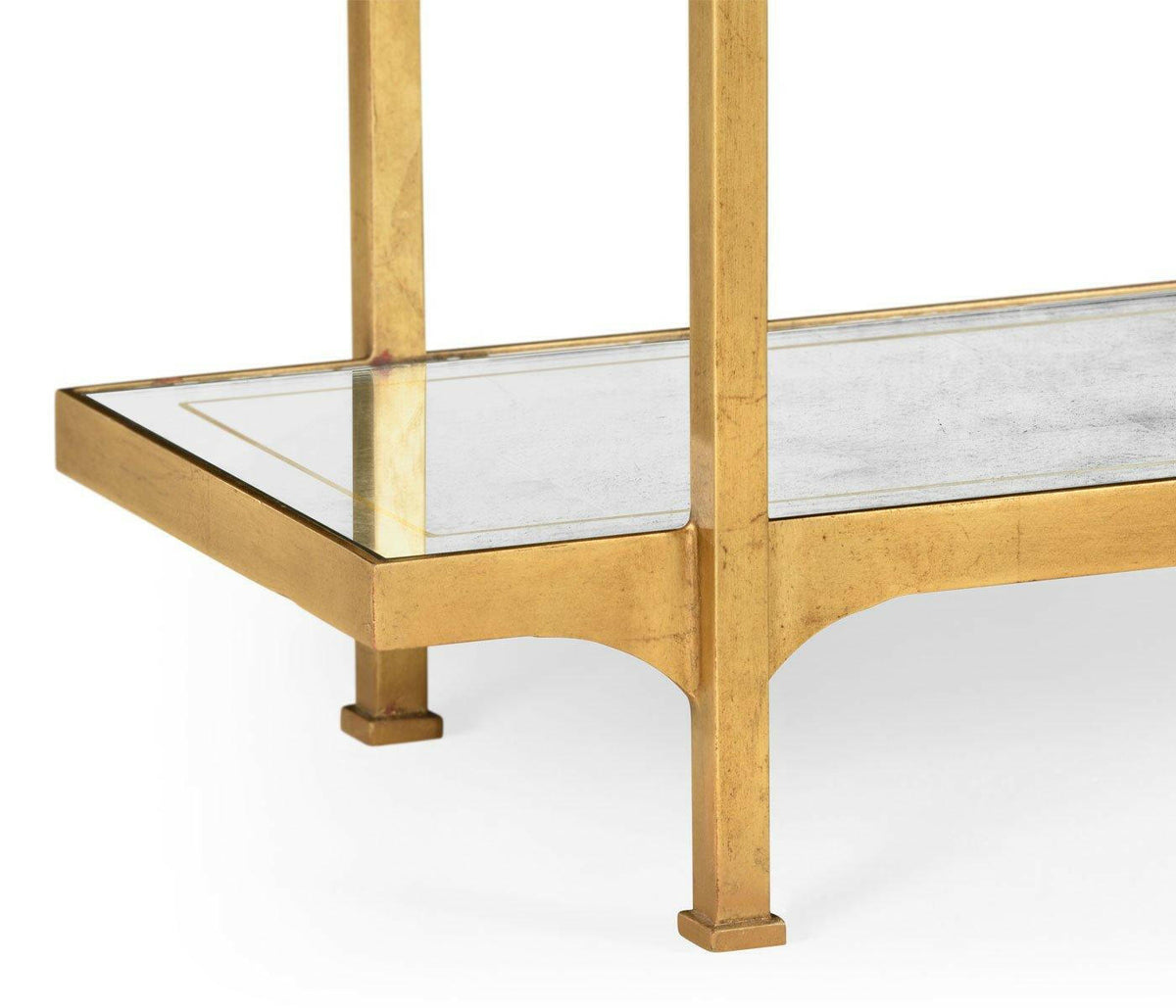 Jonathan Charles Etagere Contemporary Three-tier - Gold.
