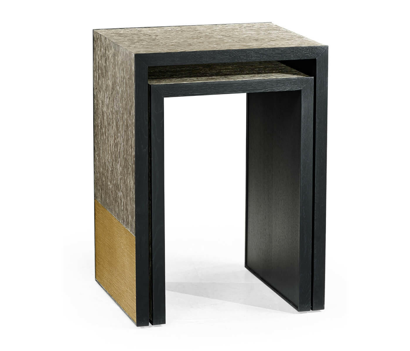 Jonathan Charles Living Jonathan Charles Etched Brass Nesting Side Tables House of Isabella UK