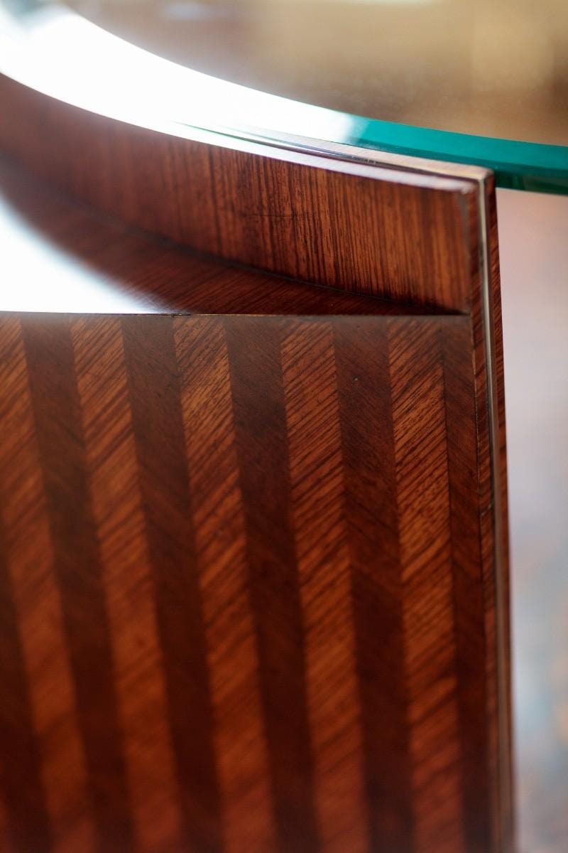 Jonathan Charles Feather Inlay Coffee Table.