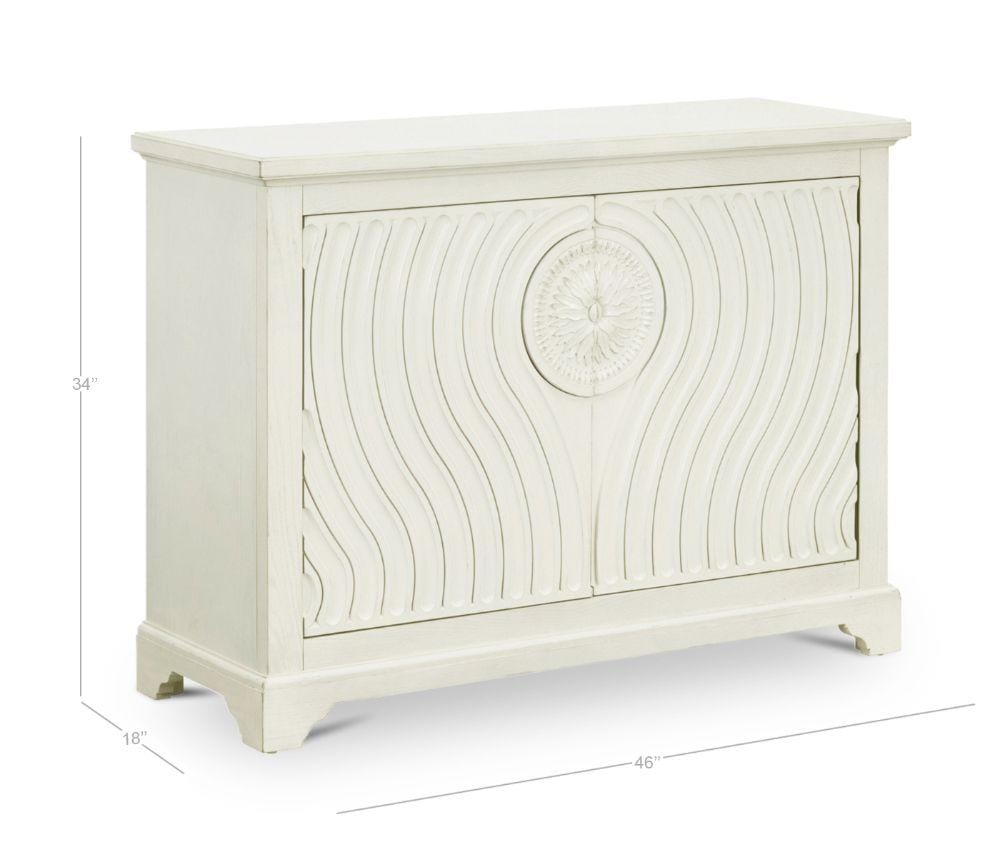 Jonathan Charles Floral 2 Door Cabinet.