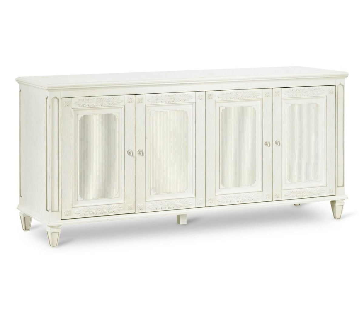 Jonathan Charles Floral Motif Sideboard.