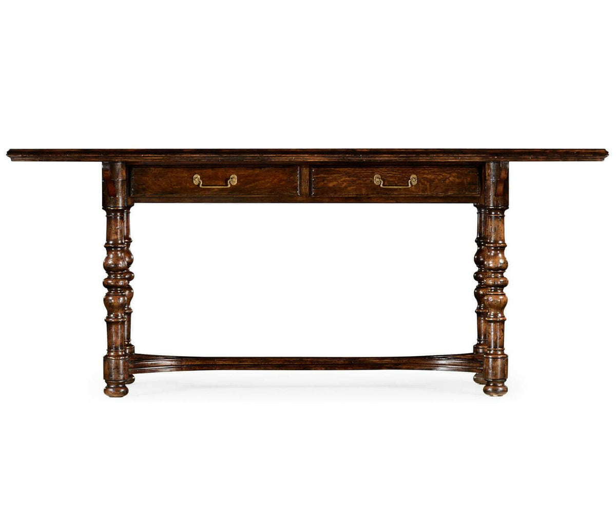 Jonathan Charles Forest Tudor Oak Hunt Table.