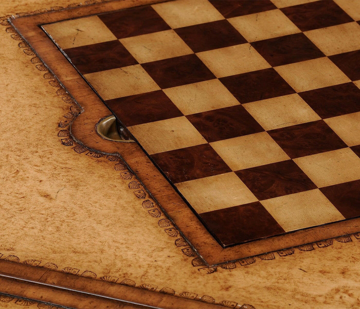 Jonathan Charles Games Table Monarch with Hinged Top.