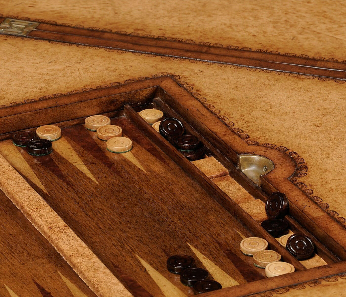 Jonathan Charles Games Table Monarch with Hinged Top.