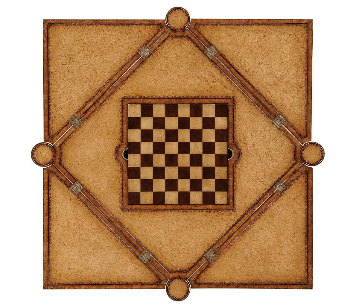 Jonathan Charles Games Table Monarch with Hinged Top.