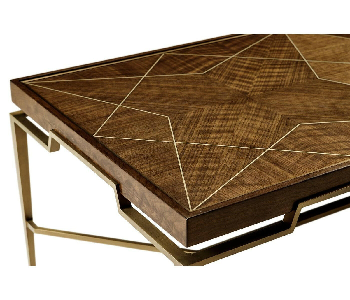 Jonathan Charles Garonne Inlaid Coffee Table.