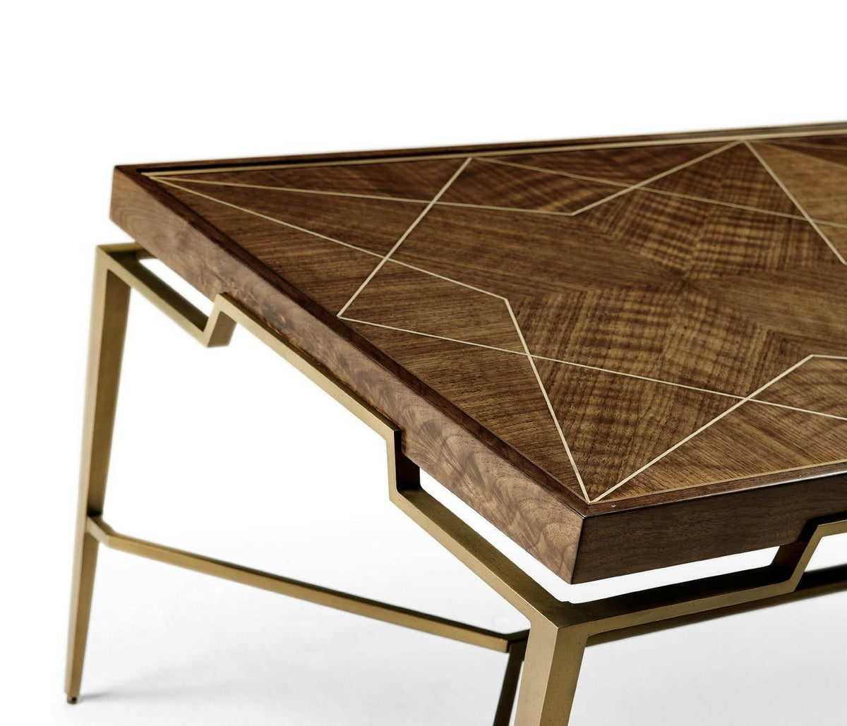 Jonathan Charles Garonne Inlaid Coffee Table.