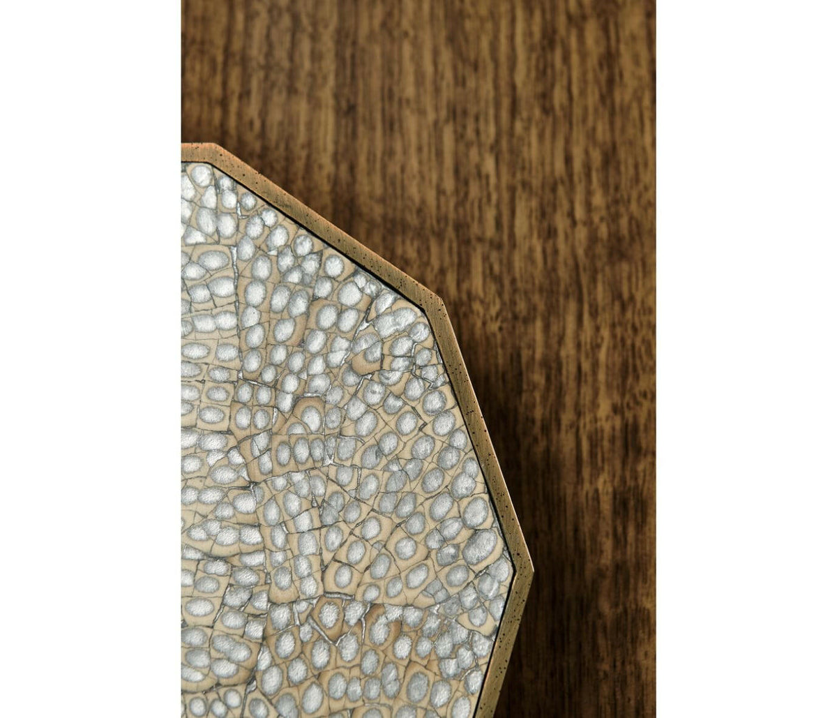 Jonathan Charles Garonne Walnut Curved Sideboard.