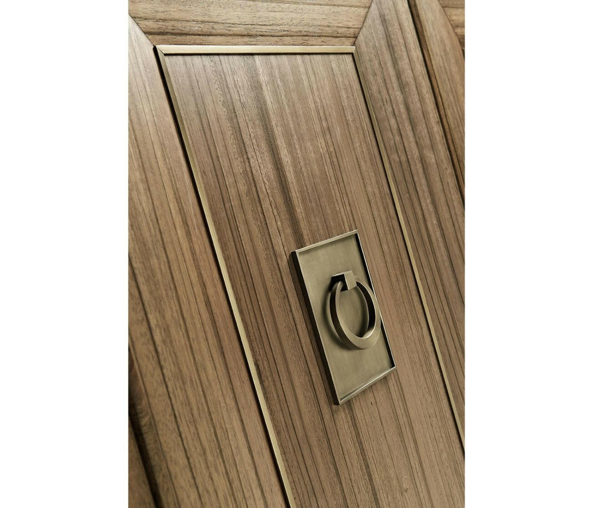 Jonathan Charles Golden Amber & Brass Buffet Calacatta Marble.