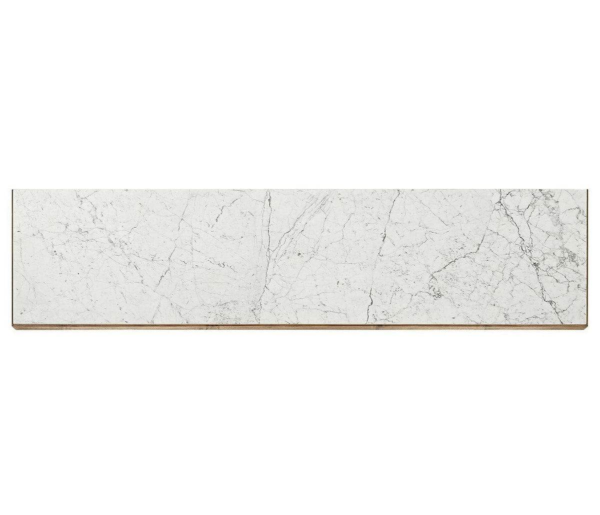 Jonathan Charles Golden Amber & Brass Buffet Calacatta Marble.