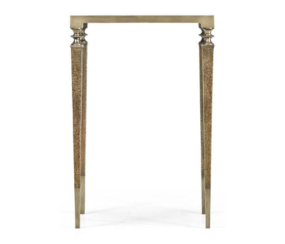 Jonathan Charles Living Jonathan Charles Golden Amber & Brass Side Table House of Isabella UK