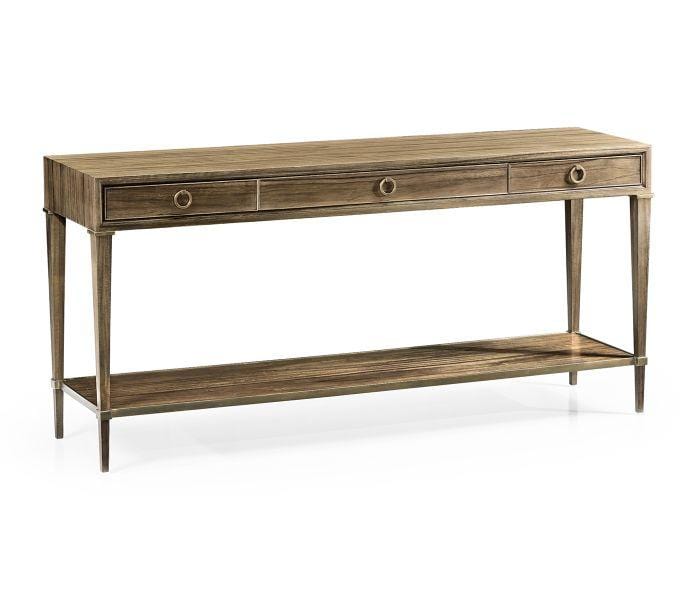 Jonathan Charles Golden Amber Console Table.
