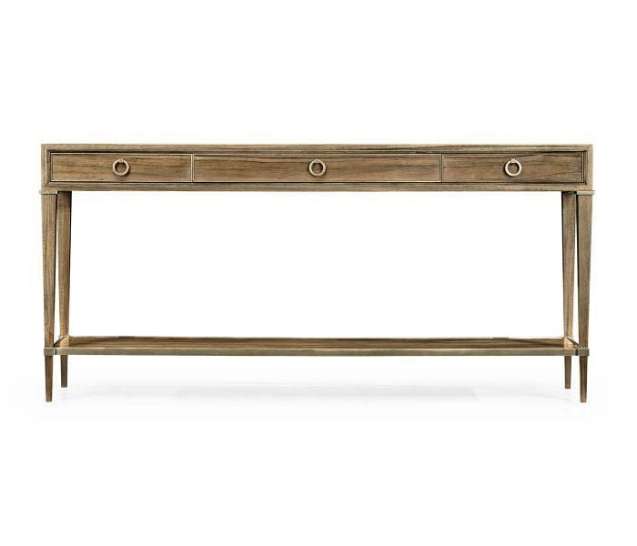 Jonathan Charles Golden Amber Console Table.