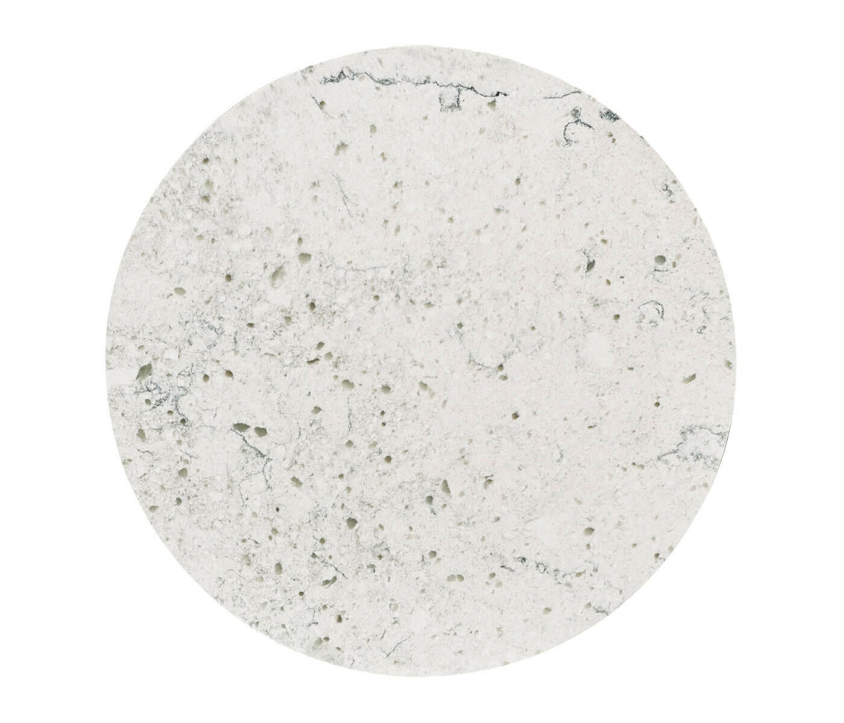 Jonathan Charles Golden Amber Drum Table Speckled Marble Top.