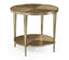 Jonathan Charles Golden Amber Round End Table.
