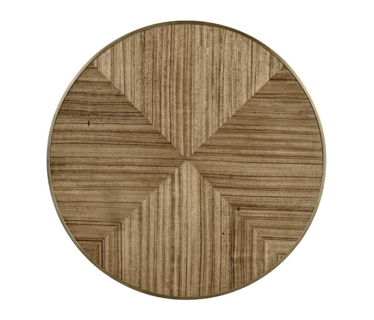 Jonathan Charles Golden Amber Round End Table.