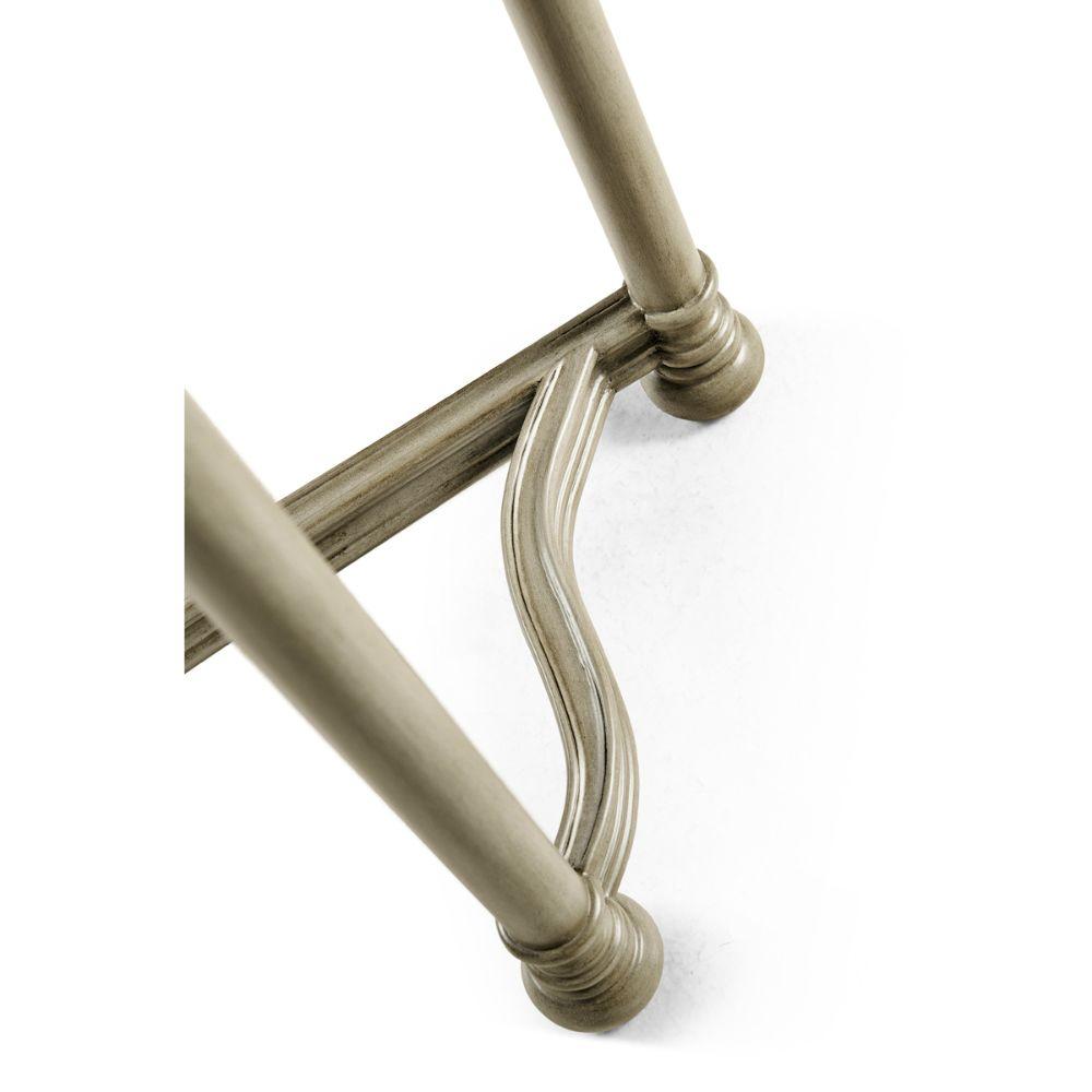 Jonathan Charles Gothic Painted Grey Console Table.