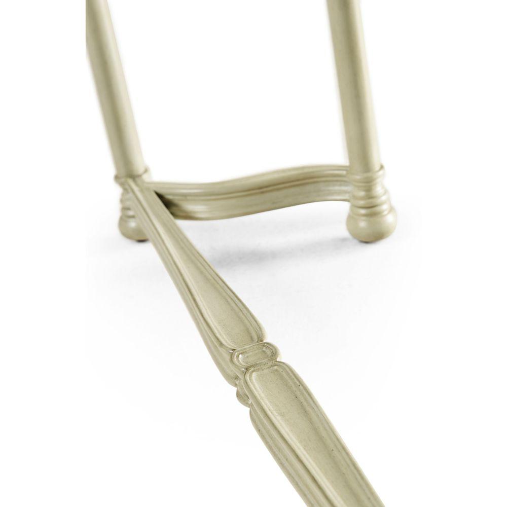 Jonathan Charles Gothic Painted Sage Console Table.