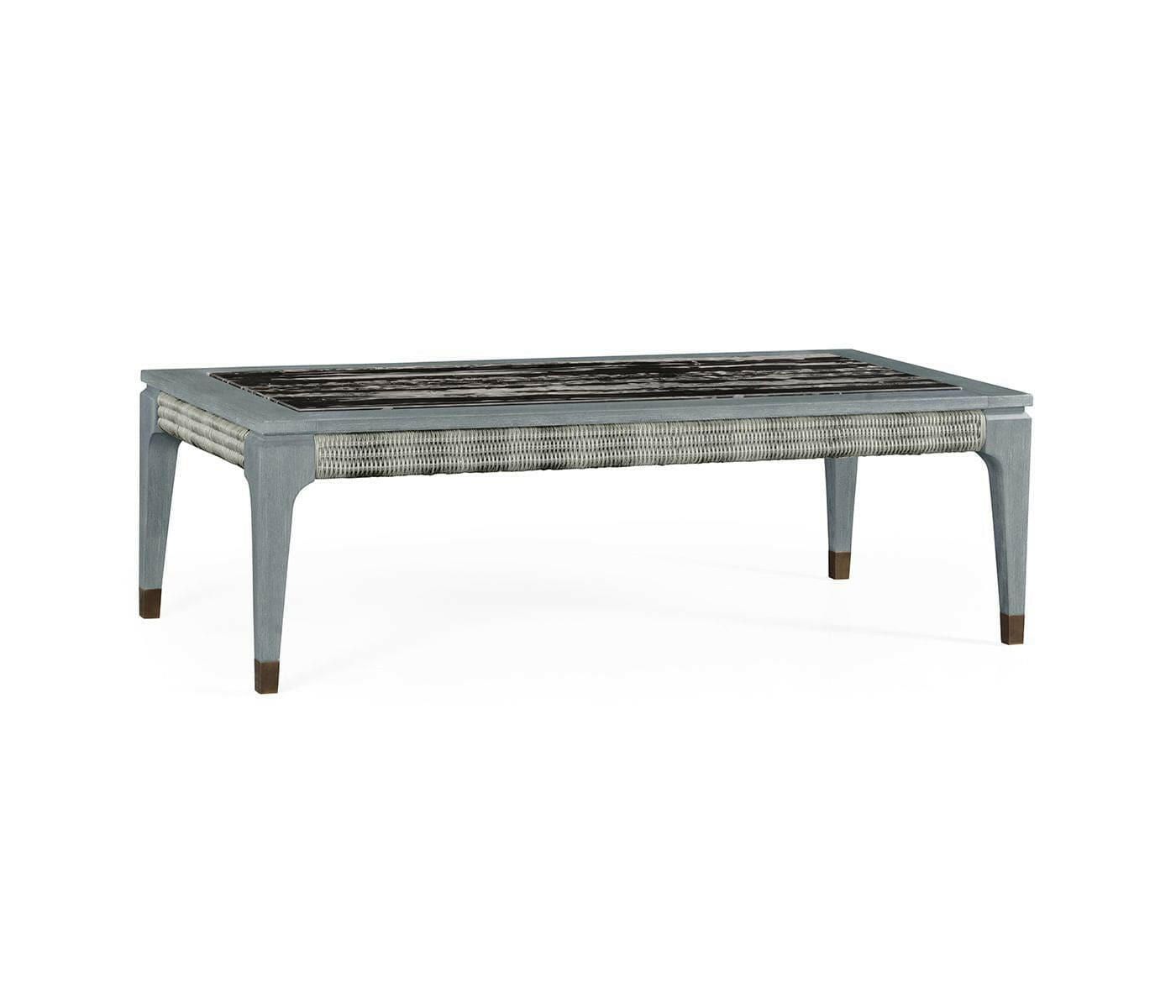 Jonathan Charles Living Jonathan Charles Hampton Rectangular Outdoor Coffee Table in Cloudy Grey House of Isabella UK