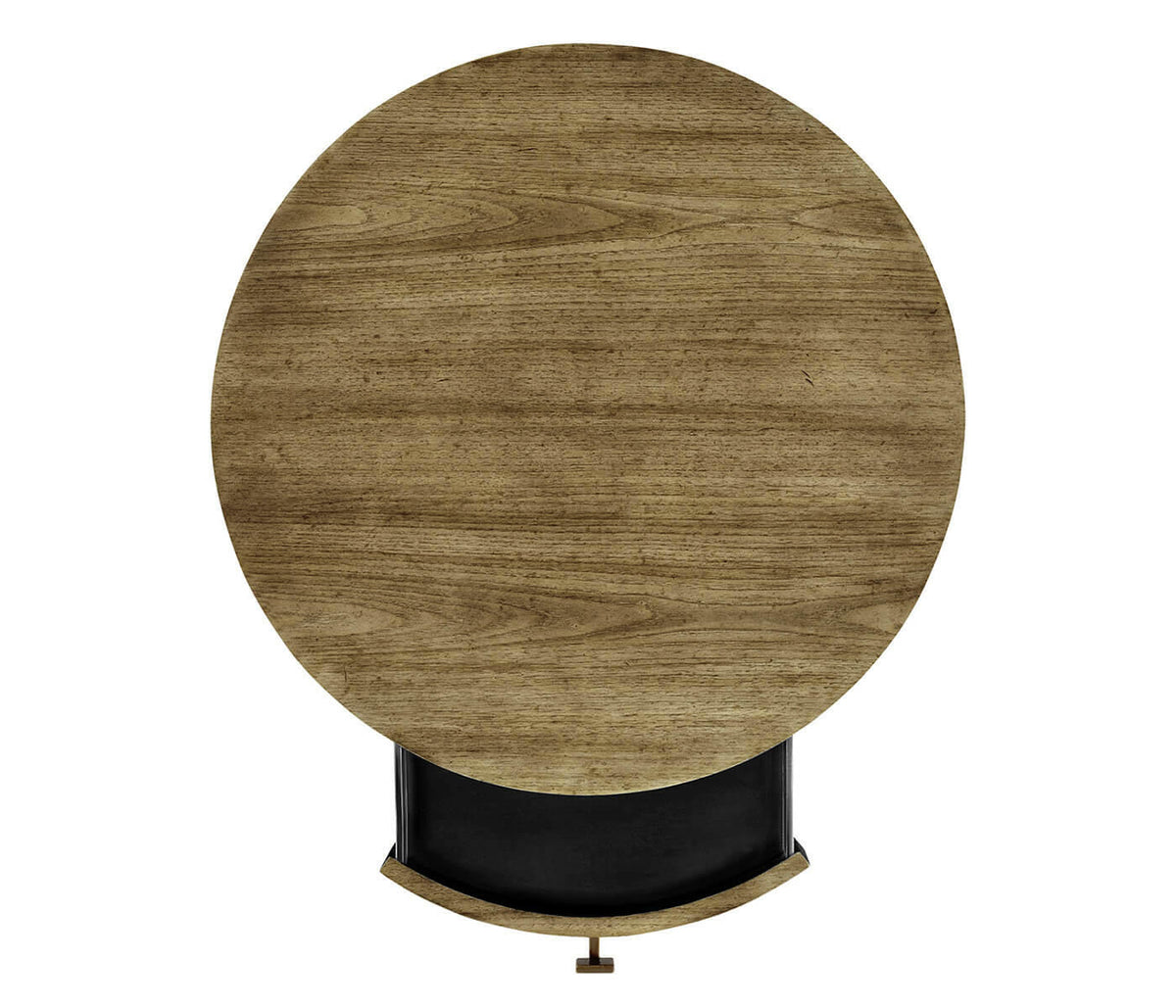 Jonathan Charles Hestia Chestnut Round Side Table.