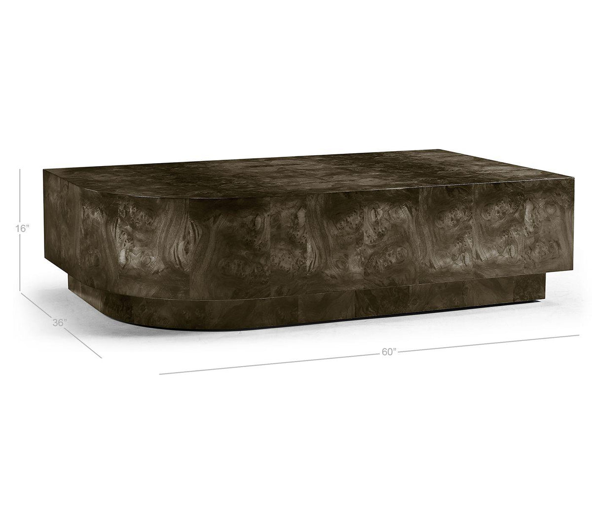 Jonathan Charles Jacques Radius Coffee Table.