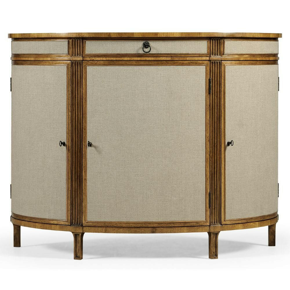 Jonathan Charles Juliet Demi Lune Sideboard.