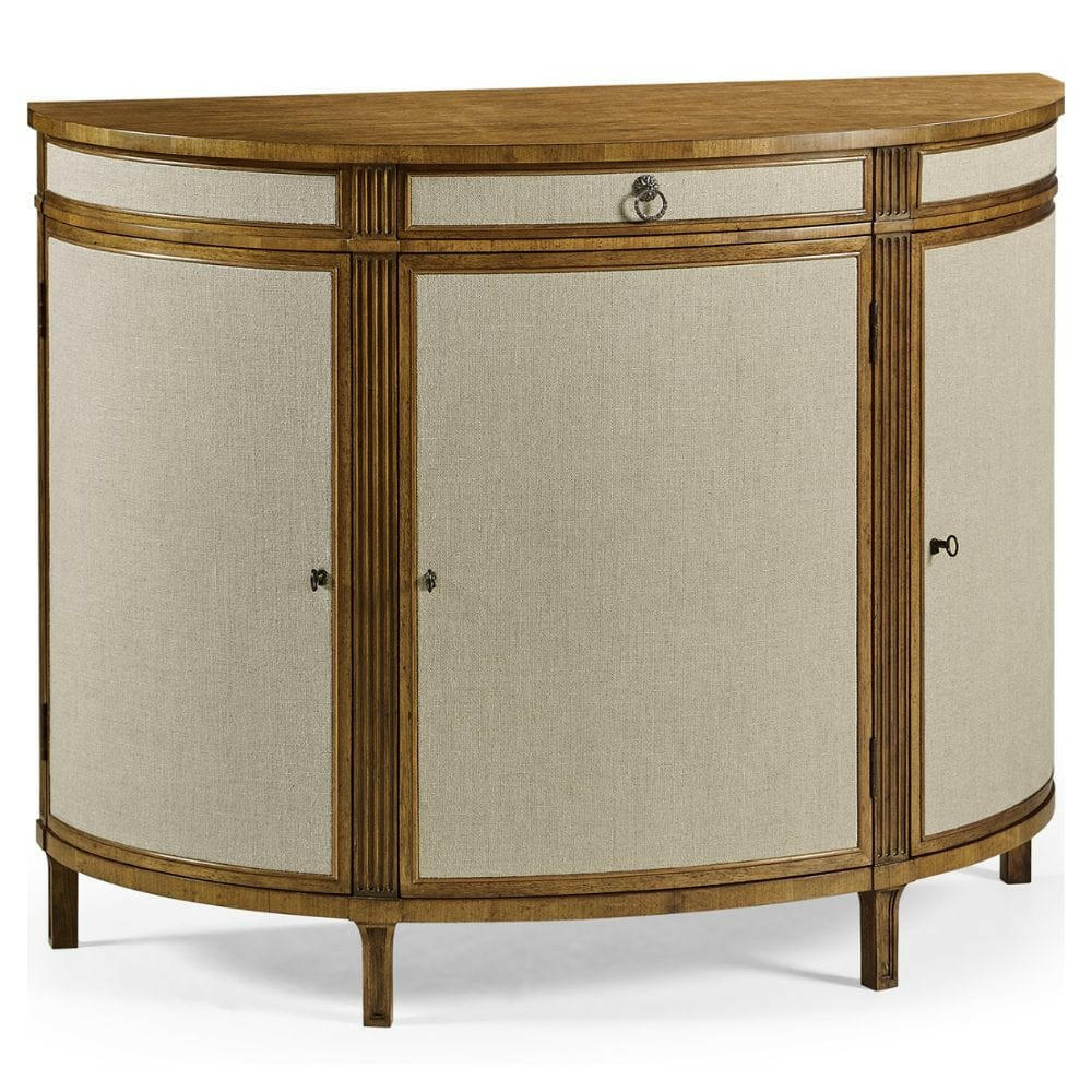 Jonathan Charles Juliet Demi Lune Sideboard.