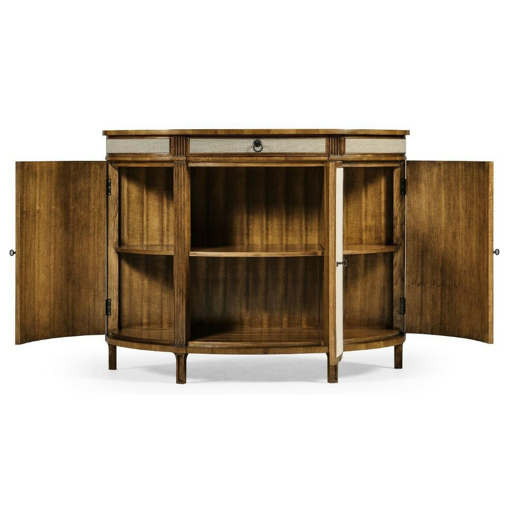 Jonathan Charles Juliet Demi Lune Sideboard.