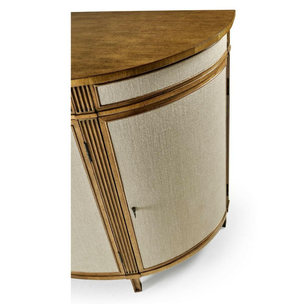 Jonathan Charles Juliet Demi Lune Sideboard.
