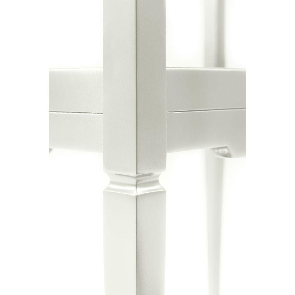 Jonathan Charles Living Jonathan Charles Lacquered White Side Table with Drawer House of Isabella UK