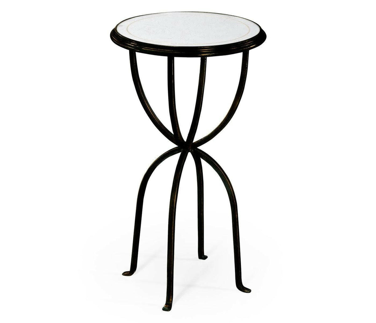 Jonathan Charles Lamp Table Horseshoe - Bronze.