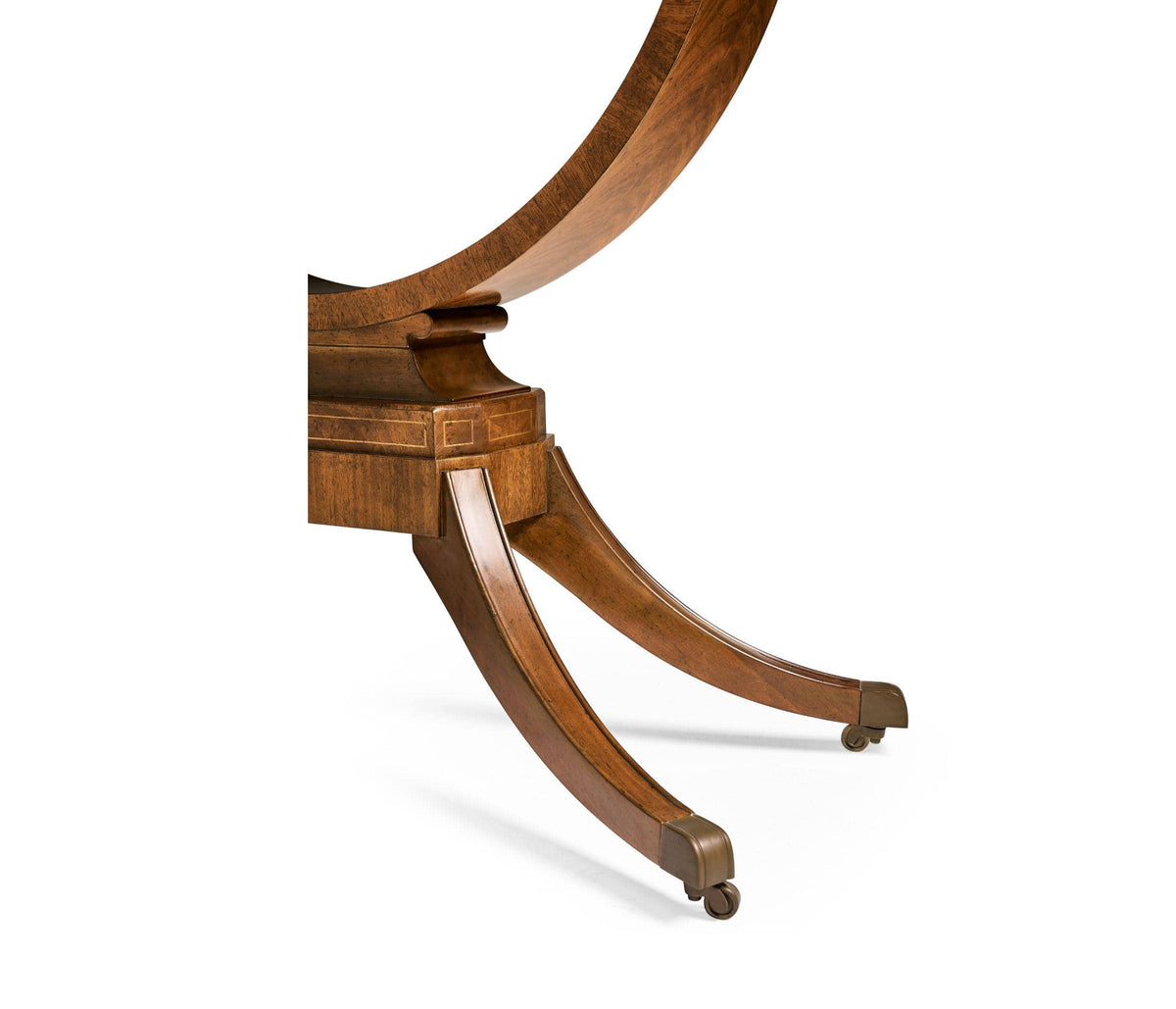 Jonathan Charles Large Console Table Biedermeier on Castors.