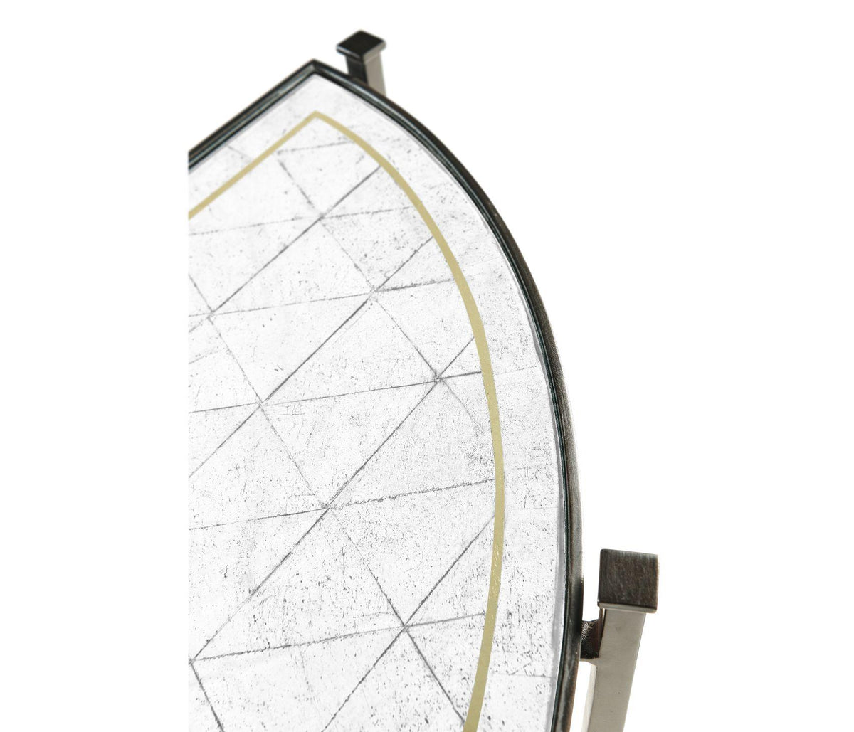 Jonathan Charles Large Demilune Console Table Contemporary - Bronze.