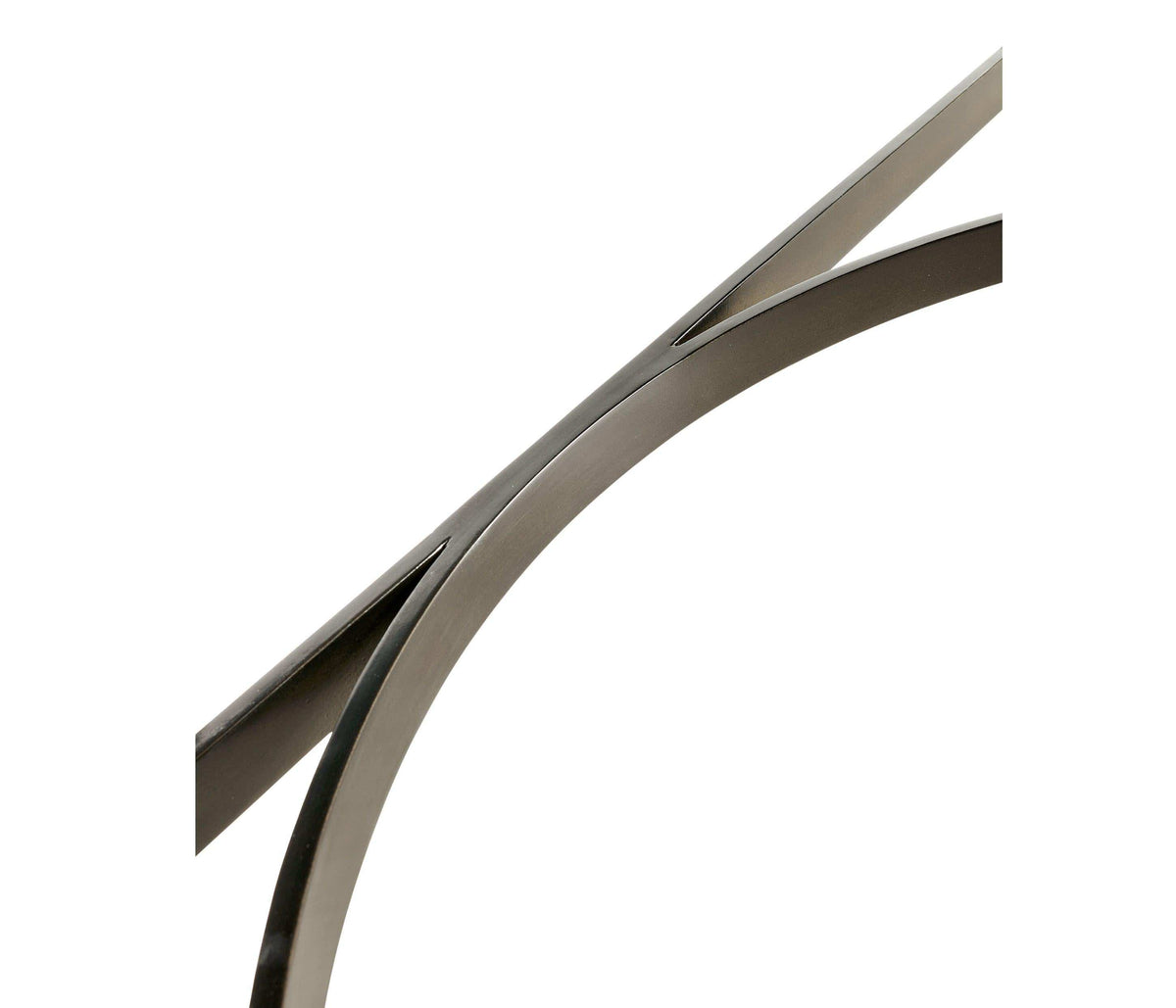 Jonathan Charles Large Demilune Console Table Contemporary - Bronze.