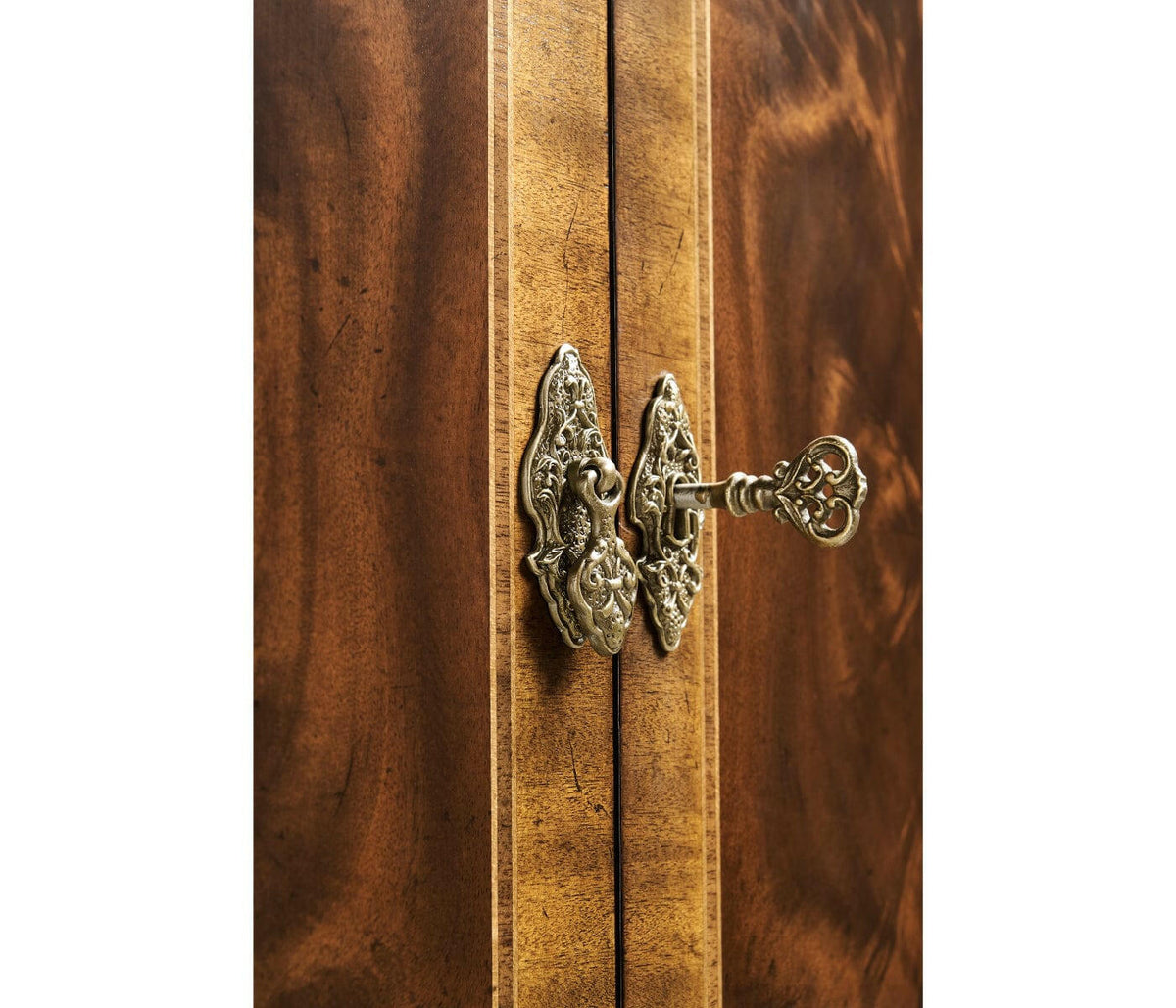 Jonathan Charles Large Demilune Sideboard Georgian.