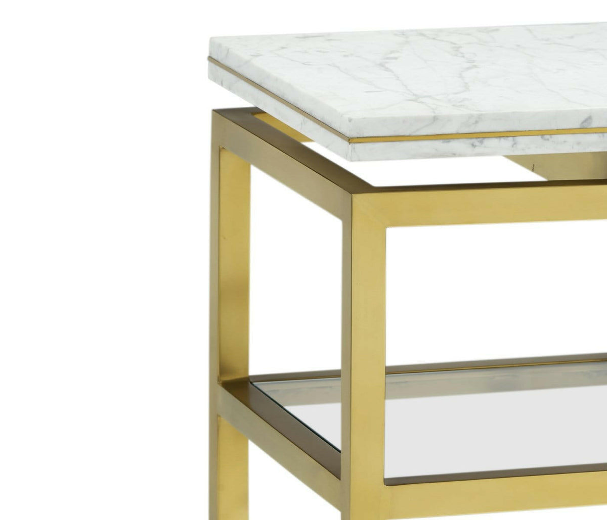Jonathan Charles Low Console Table Multi-tier.