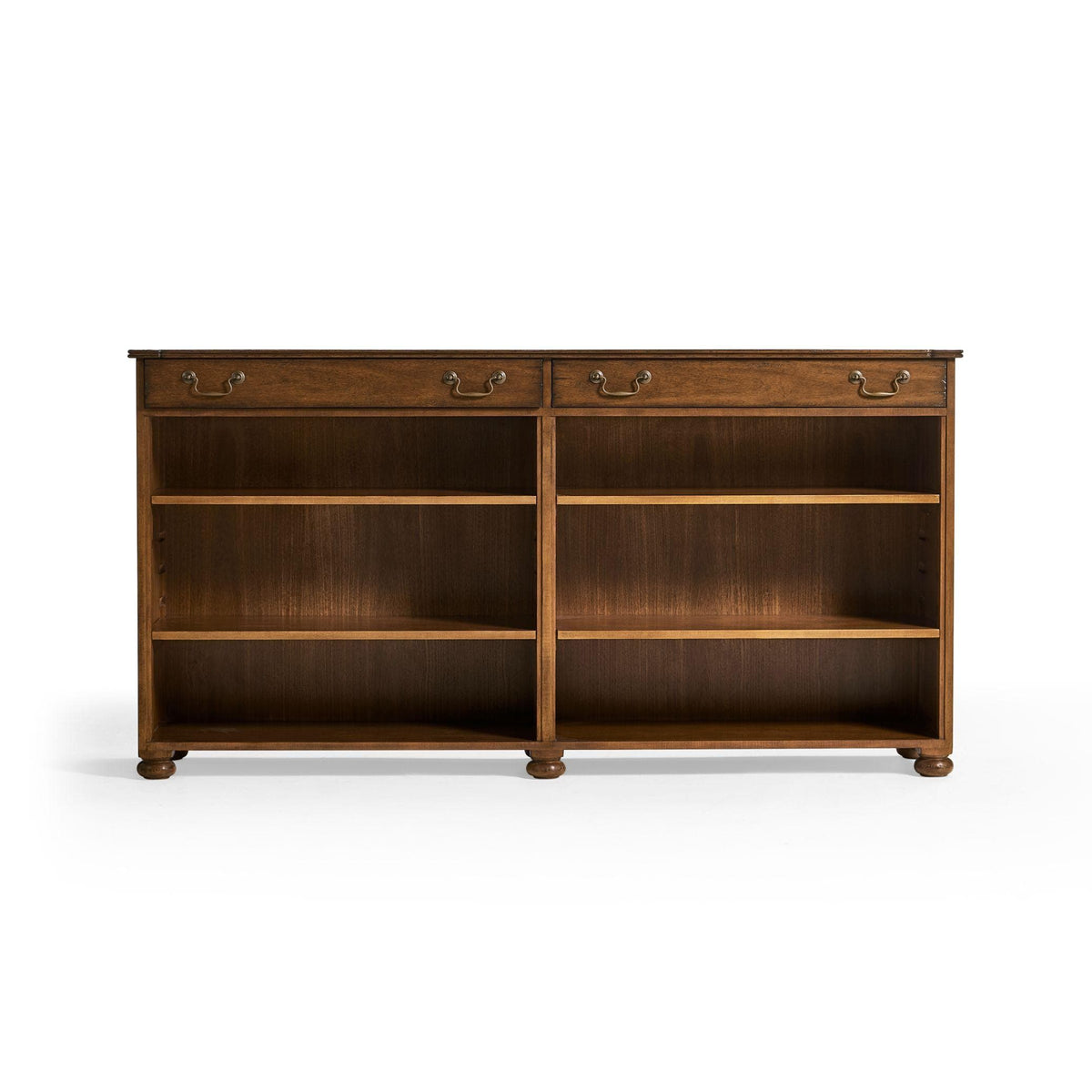 Jonathan Charles Low Double Bookcase Rural.