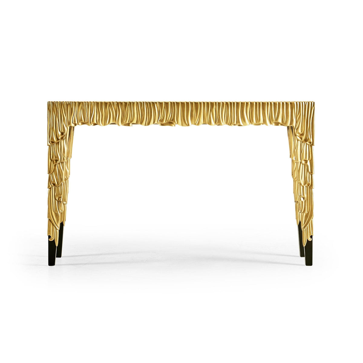 Jonathan Charles Narrow Console Table Candle Wax - Gold.