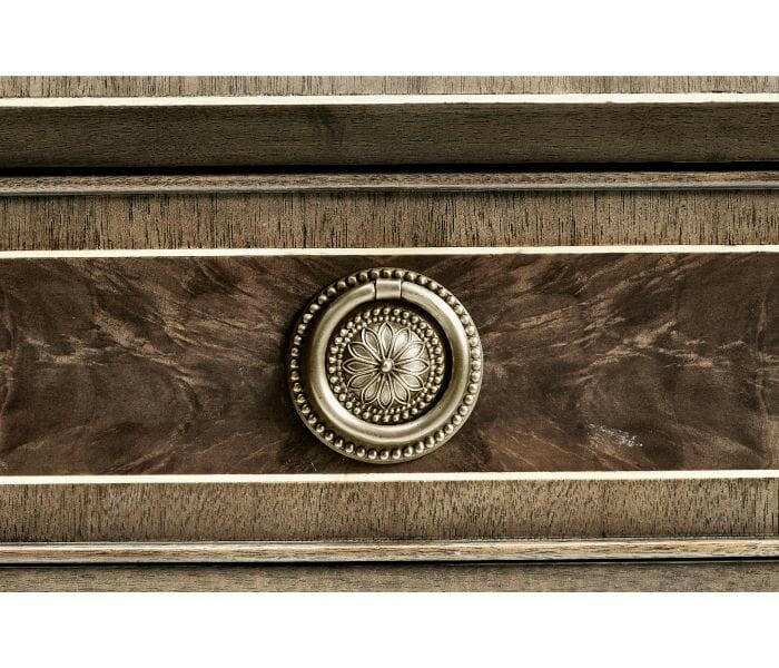 Jonathan Charles Narrow Console Table Classic Regency with Under Tier - Bleached.