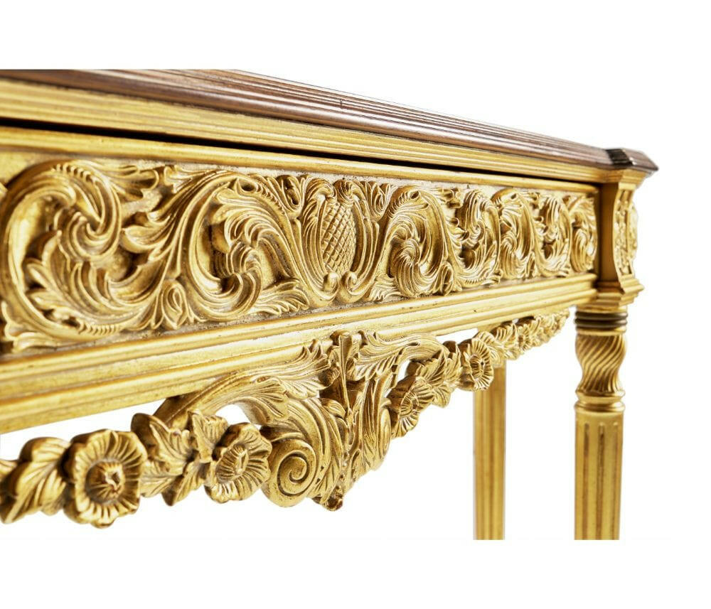 Jonathan Charles Narrow Console Table Louis Iv.