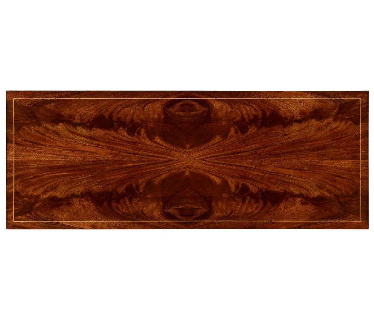 Jonathan Charles Narrow Desk with Three Drawers Georgian.