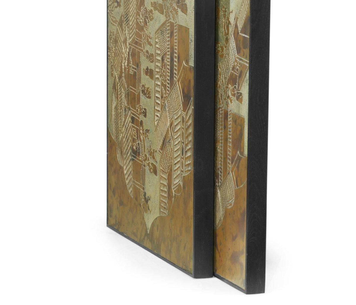 Jonathan Charles Nest of Tables Chinoiserie Style.